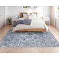 thumbnail image 4 of Lahome 5x7 Farmhouse Washable Rug Indoor, Non Slip Rugs for Livng Room, Soft Ultra Thin Grey Bedroom Rug Throw Carpet for Nursery Playroom, 4 of 8