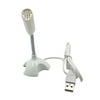 USB Desktop Micropne Condenser Micropne 360 Degree Pick up for Podcasting White