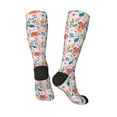thumbnail image 4 of Balery Floral Ditsy Fun Novelty Socks Men'S Women'S Crew Socks Funny Crazy Novelty Socks Quirky And Cool Socks, 4 of 9