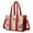 Pioneer Flower Floral, variant on Teacher Tote Bag,Pioneer Flower Floral Print Pattern Teacher Utility Tote Bag,Large Work Tote Bags for Women with Multiple Pockets,Top Zipper Closure,13.8x10.6x6.7 Inch