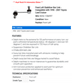 thumbnail image 2 of Front Left Stabilizer Bar Link - Compatible with 1998 - 2007 Toyota Land Cruiser 1999 2000 2001 2002 2003 2004 2005 2006, 2 of 2