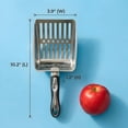 thumbnail image 5 of Cat Litter Scoop with Hooks, Heavy Duty Metal Litter Scoop, Stainless Steel Scoop for Cats, Silver, 5 of 7