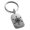 Silver, variant on Stainless Steel Dream Catcher Snowflake Engraved Small Rectangle Dog Tag Charm Keychain Keyring