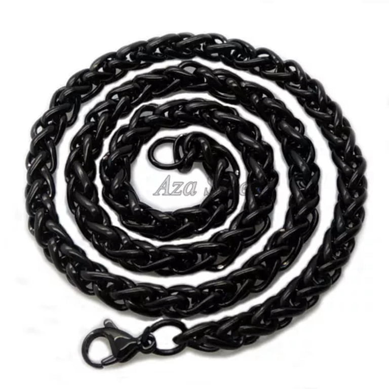 3/4/5/6MM 20 MEN Silver Stainless Steel Wheat Braided Chain Necklace | Shopee Singapore 3/4/5/6MM 20 MEN Silver Stainless Steel Wheat Braided Chain Necklace | Shopee Singapore