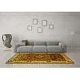 thumbnail image 3 of Ahgly Company Machine Washable Indoor Rectangle Persian Yellow Traditional Area Rugs, 2' x 3', 3 of 4