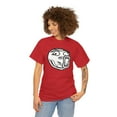 thumbnail image 2 of Smushed fave emoji graphic t shirt Unisex Heavy Cotton Tee, 2 of 8