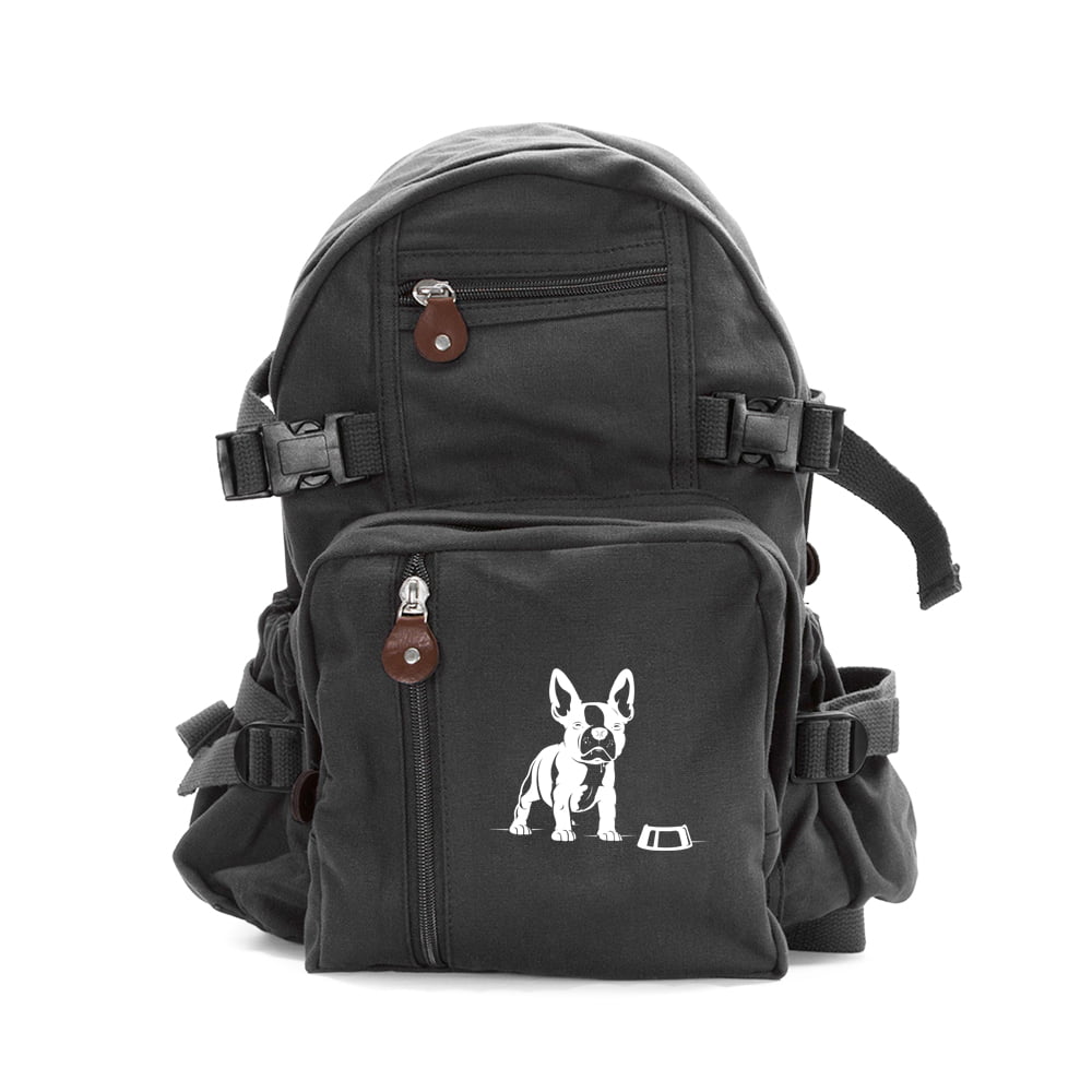 French Bulldog Unisex Fabric Backpack