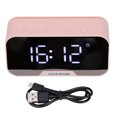 thumbnail image 1 of D‑88 Altavoz de Reloj Bluetooth Multifuncional Altavoz portátil con función de Reloj Despertador Dual para Dormitorio OficinaRosa, 1 of 8