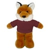 New Soft Plush Fox with Tee Dark Burgundy-