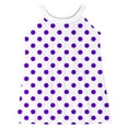 thumbnail image 5 of HBGVBA Girls Casual Loose Dresses,Summer Print Color Sundress,4-15 Years Polka Print Spaghetti Strap Kids Tank Dress, 5 of 5