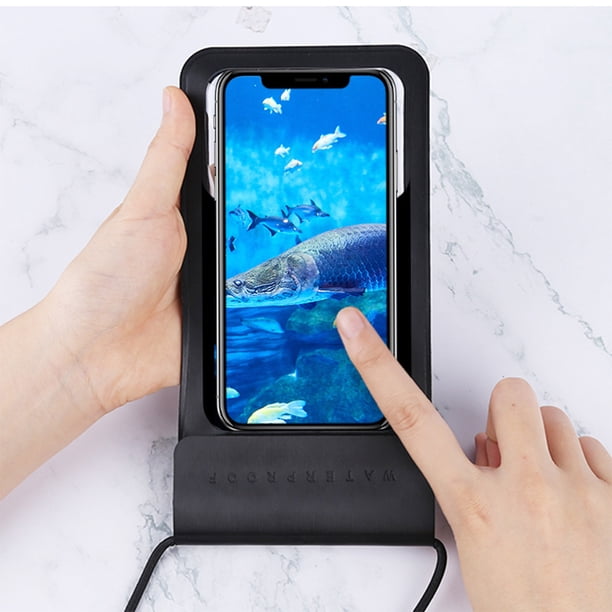 Kit étanche 2 En 1 – Pochette Téléphone IPX8 + Sac Banane Pour Natation, Kayak, Plage – Compatible Jusqu'à 7,1 Pouces