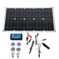 thumbnail image 2 of Kit De Panel Solar De 100 Vatios, Panel De Carga Solar Fácil De Usar Alta Eficiencia Protección Contra Sobrecarga De 20,1 X 11 Pulgadas Con Controlador De 12 V 24 V 20 A Para, 2 of 7