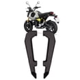 thumbnail image 4 of Pillion Grab Handle, 2PCS Windproof Motorcycle Rear Seat Grab Bar Passenger Side Aluminium Alloy   For Motorbike Modification Black, 4 of 8