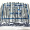 10pcs 40 Pin 1x40 Single Row Male And Female 2.54 Breakable Pin Header