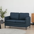 thumbnail image 2 of HOMCOM Causeuse 53 Pouces pour Chambre, Canapé Moderne 2 Places avec Pattes en Acier, 2 of 10
