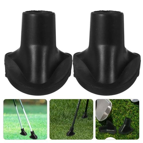 FRCOLOR 6pcs Golf Bag Stand Feet Repair Tool with Golf Bag Foot Protectors Anti Slip Rubber Feet for Golf Bag Stand Replacement