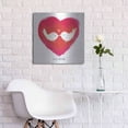 thumbnail image 7 of Luxe Metal Art 'Love Birds' by Sue Schlabach, Metal Wall Art, 24"x24", 7 of 7