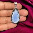 thumbnail image 4 of Natural Blue Opal Pendant Lot, 5 pcs Blue Opal Gemstone Pendant, Bulk Pendant Supply, Christmas Gift for Wife, Wholesale Pendant Supply, 4 of 5