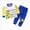 C617--Dark Blue, variant on 18-24 Months Toddler Girl Clothes Set Girls Fall Winter Outfit, Long Sleeve Cute Top Solid Pants 2Pcs Clothing Set Boys And Girls Long Sleeved Suits Brown