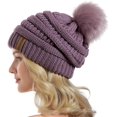 thumbnail image 2 of Winter Women Thick Cable Knit Ribbed Infinity Circle Loop Scarf, 2 of 7