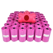 Downtown Pet Supply Dog Poop Bags with Free Poop Bag Holder, Pink, 880 Ct