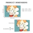 thumbnail image 3 of Cute Cat Eating (2) Switch Cover Decorative Wall Plate 3-Gang 2-Toggle 1-Duplex Standard Size, 3 of 5