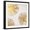 Black Frame, variant on Art.com Gold Star II Art Print by PI Studio, 16" x 16"