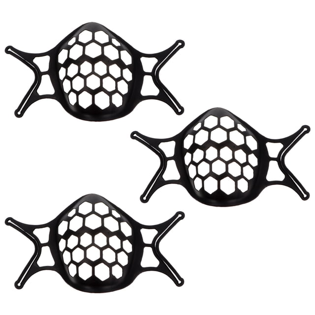 EeaseMX 3 soportes de silicona para mascarillas, prácticos soportes 3D para mascarillas.