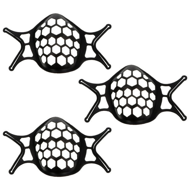 EeaseMX 3 soportes de silicona para mascarillas, prácticos soportes 3D para mascarillas.