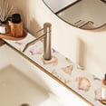 thumbnail image 2 of Yayeee Faucet Mat for Kitchen Sink 30" Diatomite Long Splash Guard Pad, Pink Seashell, 2 Pack, 2 of 7