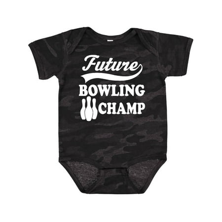 

Inktastic Future Bowling Champ Childs Bowler Gift Baby Boy or Baby Girl Bodysuit