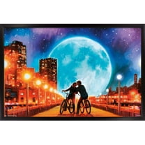PD Moreno - Fine Art - Love by the Moon Wall Poster, 22.375" x 34", Framed