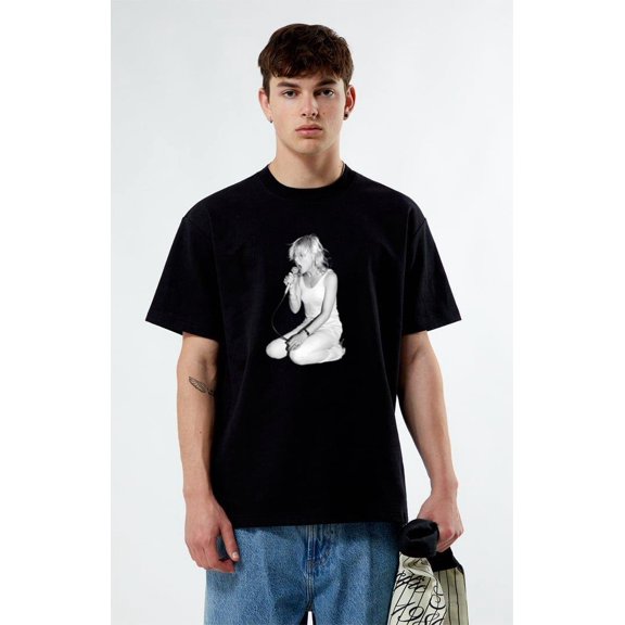 ROUND NECK UNISEX - BLONDIE BAND FAN MUSIC TEE, for men & women, up to size 5XL.