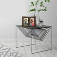 thumbnail image 2 of Americanflat 4x6 Inch Hinged Picture Frame with Glass Front - Displays 2 4x6 Inch Pictures, Stands Vertically on Desktop or Table Top , Walnut 4x6 Double Fold Walnut, 2 of 5