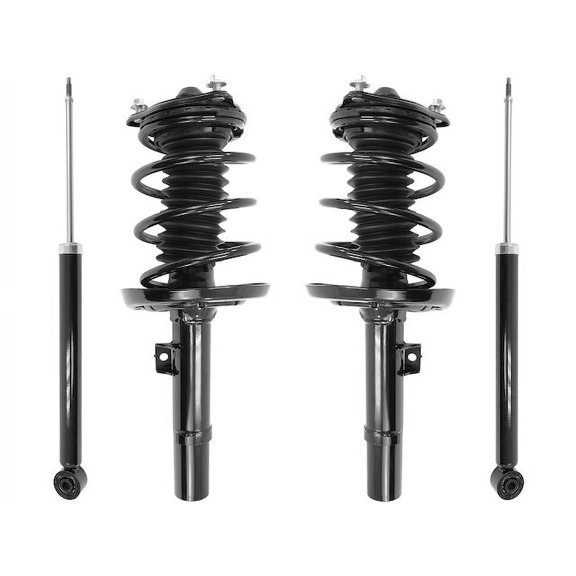 Front and Rear Suspension Strut and Shock Absorber Assembly Kit - Compatible with 2016 - 2020 Honda Civic 2017 2018 2019