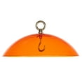 thumbnail image 2 of Birds Choice 10" Color Pop Collection Protective Dome Cover for Hanging Bird Feeders, Orange, 2 of 11
