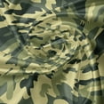thumbnail image 5 of Ambesonne Camouflage Window Valance, Pale Clothing Motif, 54" X 18", Green Yellow, 5 of 5