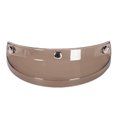 thumbnail image 1 of Labymos Universal Motorcycle 3 Snap-Button Visor Flip Up Down Open Face Helmet Wind Shield, 1 of 8