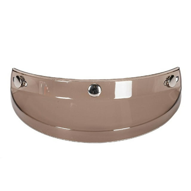 Labymos Universal Motorcycle 3 Snap-Button Visor Flip Up Down Open Face Helmet Wind Shield