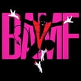 thumbnail image 2 of Junior's Marvel: X-Men '97 Nightcrawler Bamf Pink Graphic Oversized T-Shirt, 2 of 2