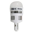 thumbnail image 4 of Sylvania Zevo 168 Amber T10 LED Bright Interior Exterior Light Bulb Set (2 Pack), 4 of 10