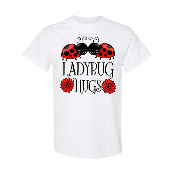 Inktastic Ladybug Hugs Cute Pair of Ladybugs T-Shirt