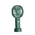 thumbnail image 1 of Ventilador de mano portátil Ventilador de bolsillo de refrigeración de 5 velocidades Soporte plegado silencioso Eléctrico verde perfecl Abanico portátil, 1 of 8