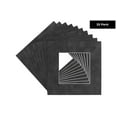 thumbnail image 2 of Ash Suede Acid Free 20x20 Picture Frame Mats with White Core Bevel Cut for 16x16 Pictures - Fits, 2 of 4