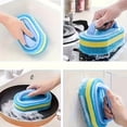 thumbnail image 4 of Cepillo de Limpieza con Mango, Esponja Multiusos Resistente para Cocina, Baño, Fregadero, Ollas, Pisos y Autocaravanas, 4 of 7