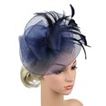 thumbnail image 3 of LEKODE Vintage Hat Women's Fascinators Tea Party Hats Tea Hats for Women 2025 Hats for Tea Party Fascinator Hat Fashion Hats for Women Navy One Size, 3 of 7