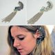 thumbnail image 2 of Large Heart Crystal Dangle Earrings For Women Bijoux Geometric Rhinestone Statement Jewelry Gifts Silver, 2 of 5