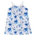 thumbnail image 5 of Hrsba Kids Summer Dress,Casual Sleeveless Dress for Girls,Toddler Kids Girls Cute Flower Sleeveless Camisole Dress A Line Suspenders Wrinkle Dress, 5 of 5