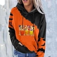 thumbnail image 2 of Blusa de manga larga suelta con estampado de Acción de Gracias de Halloween para mujer, Tops informales, sudaderas con capucha Fridja  bvmnju5588, 2 of 5