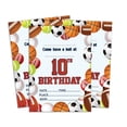 thumbnail image 1 of Darling Souvenir Multicolor Birthday Invitation Card 28 Pcs Fill or Write In Blank Invites Printable Party Supplies 5 x 7 Inches, 1 of 5